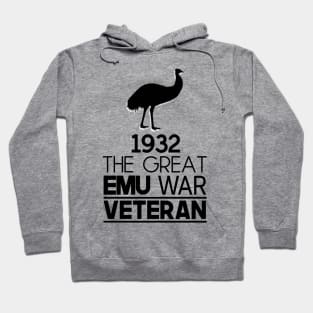 1932: The Great Emu War Veteran Hoodie